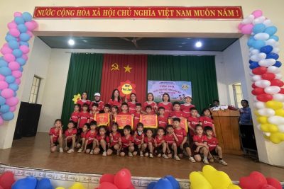 Trường Mầm non Hoa Sen tham gia hội thi Ngày hội thể thao của bé
